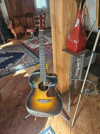 Big Wave Guitars. On the bench.