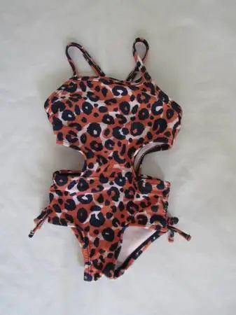 New Girls 12 Months Cheetah Swimsuit