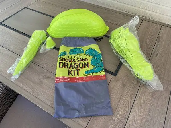 LL Bean Snow and Sand Dragon Making Kit - NEW