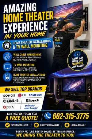 TV Specialists Television Wall Mounting