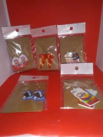 Snack themed Earrings-New