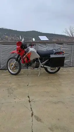 Kawasaki KLR 650 with extras