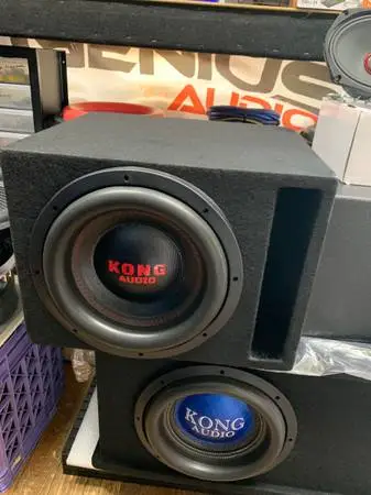 12 Kong Audio 1500w Max Power Subwoofer + Ported Enclosure