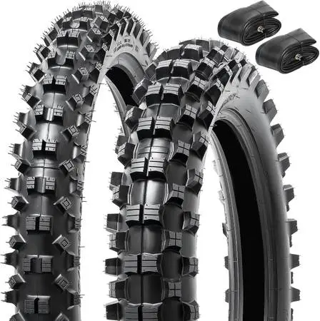 NEW! 18 + 21 Dual Sport/Dirt Tires + (2) NEW! Tubes