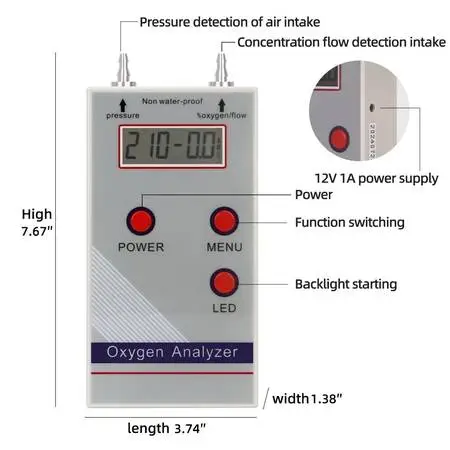 Oxygen Concentrator Analyzer
