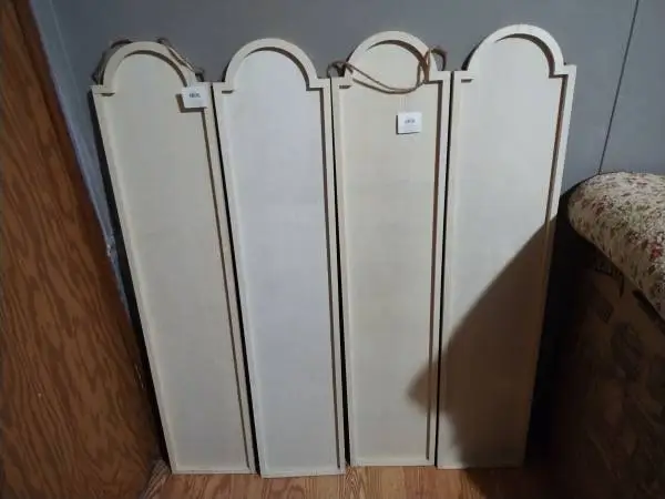 Set of 4 Wooden Gothic Porch Signs 48 x 10 ($80 retail value)