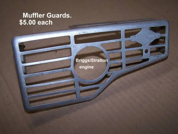 Lawn mower muffler gaurds $5.00 each. Briggs/Stratton. Tecumseh