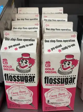 Gold Medal Flossugar Cherry Berry Cotton Candy Sugar – New – $12 Each