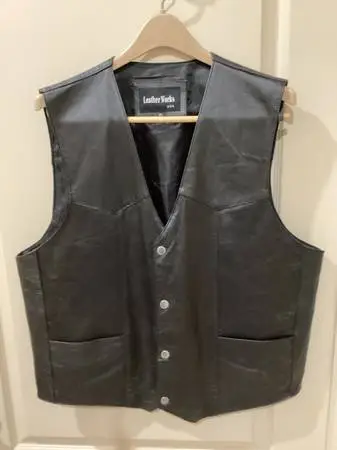 LEATHER VEST