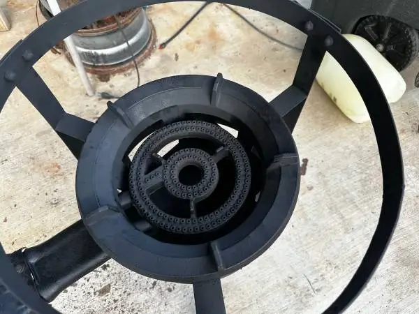 Extra large propane cooker