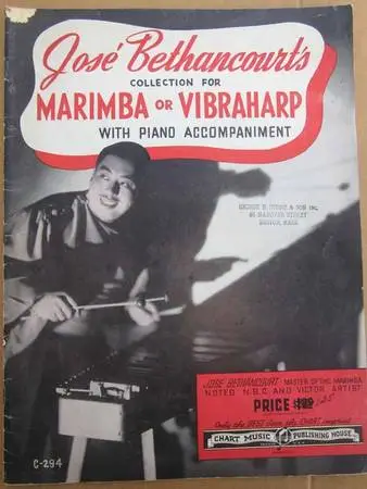 1940 JOSE BETHANCOURTS MARIMBA OR VIBRAHARP FOLIO