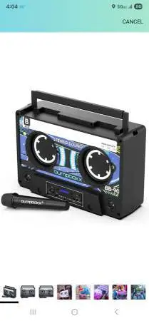 NEW Bumpboxx Remixx Retro Bluetooth Boombox