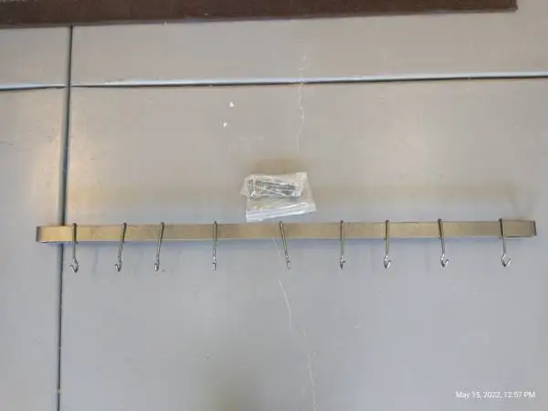 Hammered Finish Pot Rack
