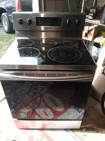 Samsung 5 burner electric range