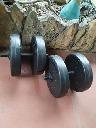 Pair of 40 lb dumbbells