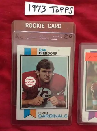 1973 Topps football cards, Rookies, Stars, Patriots (20) vintage cards
