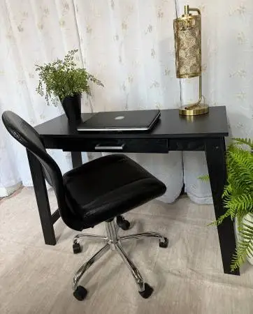 Nice Black Desk and Chair