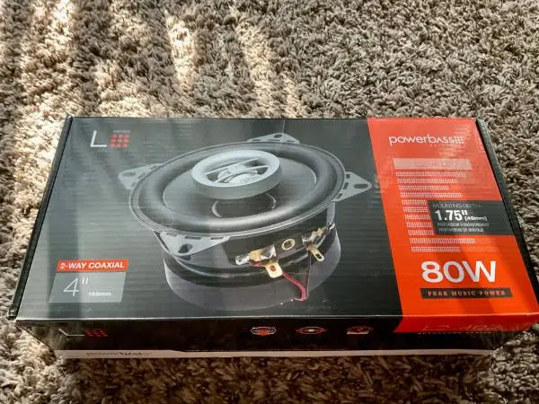 Powerbass 4 in speakers/ 2 ohm High Power/ New in box