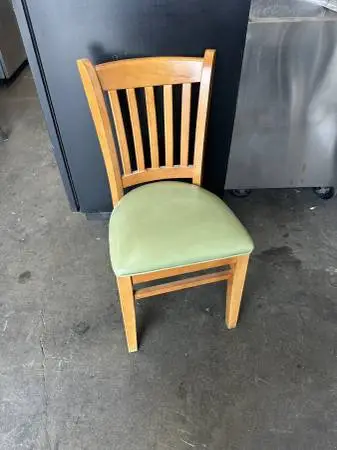14 Wood Restaurant Chairs/ Maple Slat Back/Clean/Delivery Available