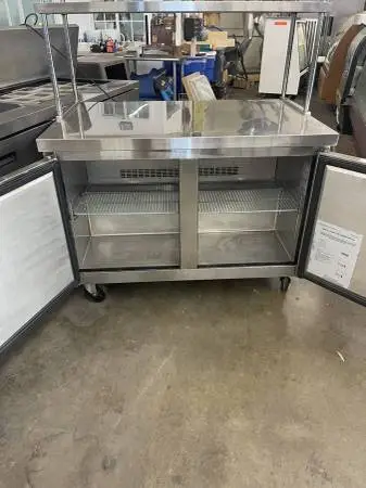48” Undercounter Fridge w/ Overshelf – Clean & Ready