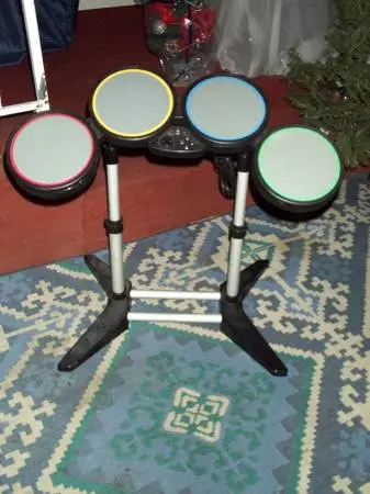 DRUM SET 4 PADS Electronic Harmonix Games With Stand Model 822148