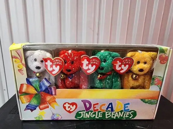 NEW TY Beanie Babies Decade Jingle Beanies
