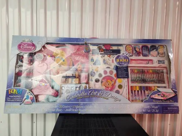 NEW Disney Princess Cinderella Art & Design 1000 pc Set