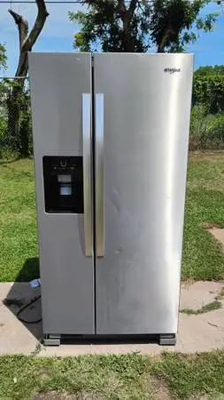 Stainless Steel Whirlpool ,SxS with ice/Water