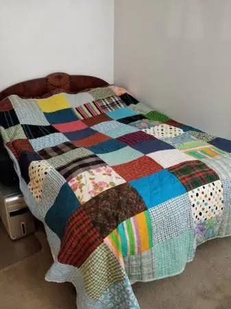 Homemade Patchwork Quilt Blanket ONLY$300