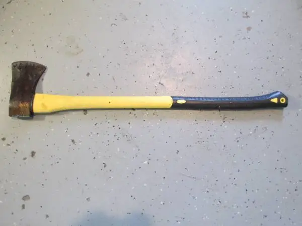 Log Splitter Axe with impact plastic and rubber Handle #6