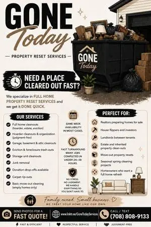 🏠 HOME CLEAN OUTS • SPRING CLEANING • HOME PREP • FAST TURNAROUND