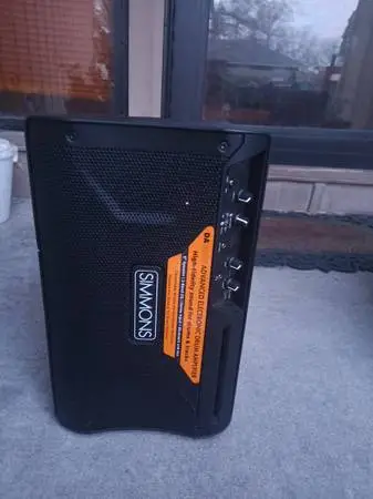 Like New Simmons DA2108 Monitor Drum Amplifier Blue tooth