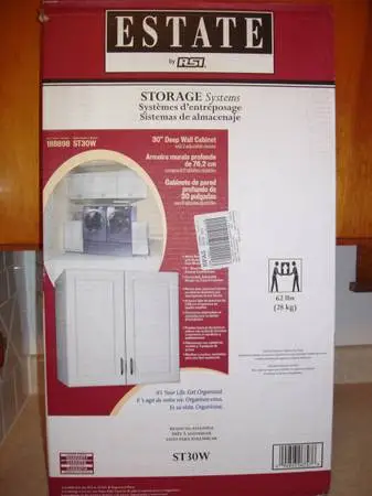 Wall Cabinet -- 30W x 30T