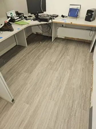 Lvp installation 1.65 per sqf , laminated floor and custom stairthread