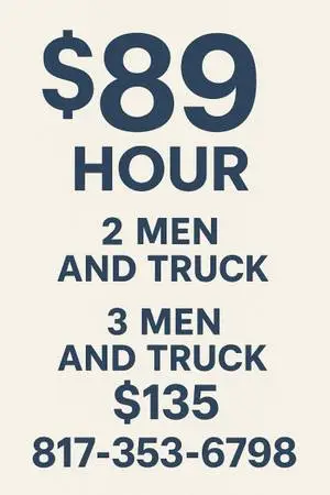 📦 Need Movers? 🚛 2 Pros + Truck ONLY $89/hr 💥 3 Guys Just $135! ✅ Cal