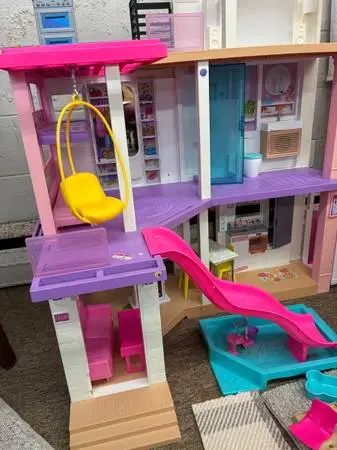 Barbie Three Story Dreamhouse with Pool and Slide