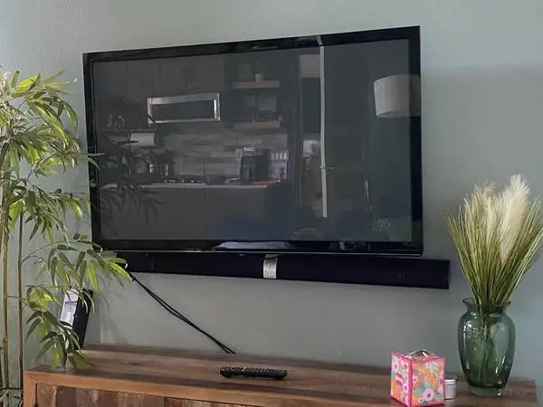 Panasonic 50-inch Plasma TV  and sound bar