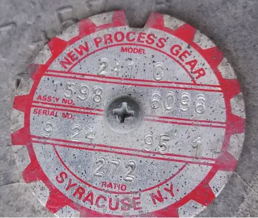 New Process Gear Transfer Case Model 241 C