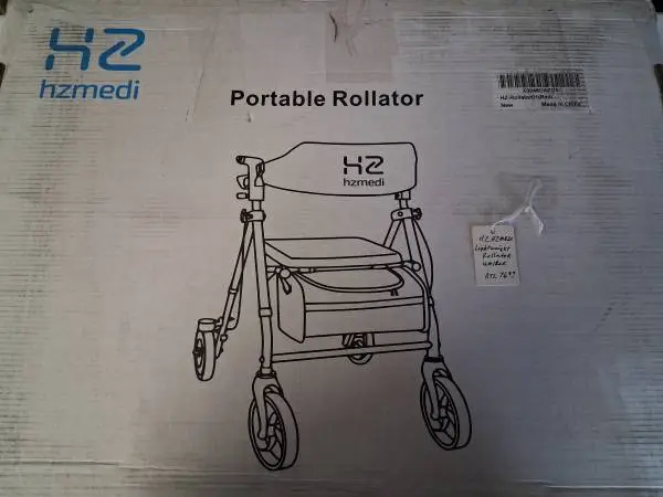 HZ-Rollator01 Red Walker! Brand New In The Box!