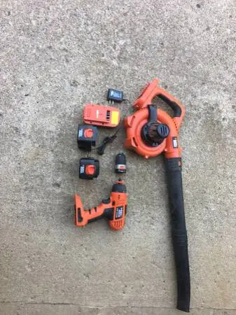 Drill and blower