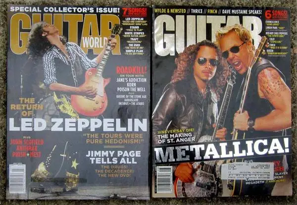 GUITAR WORLD - July & Aug 2003 LED ZEPPELIN,METALLICA