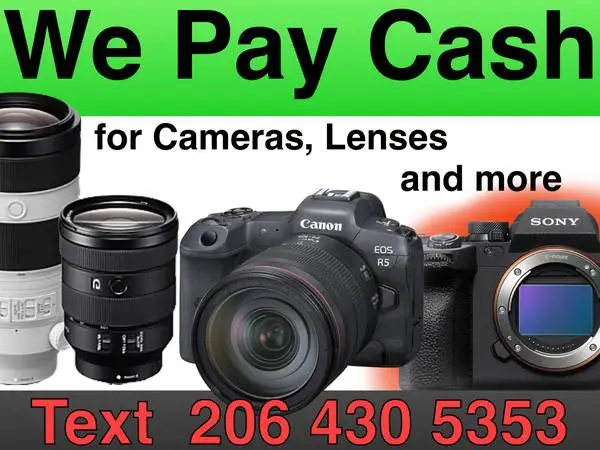 🔴 We Pay Top Cash for Cameras and Lenses: Sony, DJI, Canon, Leica…