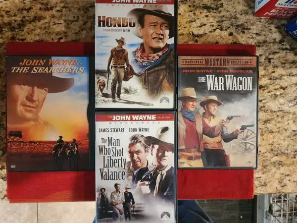 4 Classic John Wayne DVD,s