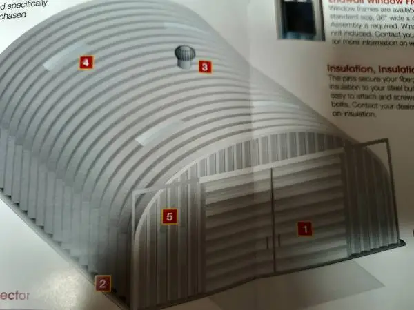 QUANSET HUT STEEL BUILDING  PRIVATE OWNER