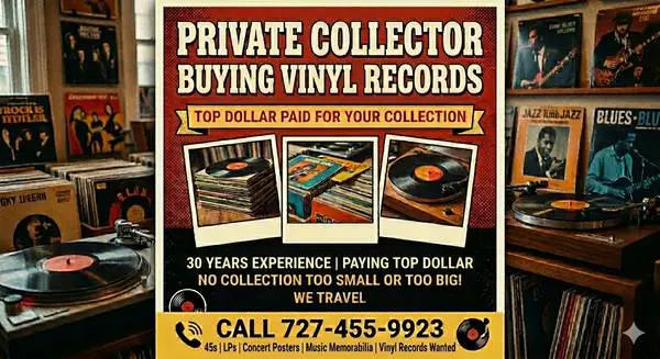 Buying Vinyl Records- Top Dollar Paid for Your Collection