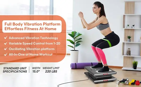 NEW in Box! HEATED Vibration Plate