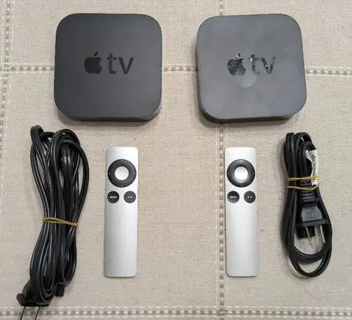 Two Apple TV (Gen 3) Streaming Devices