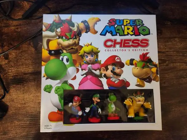 Super Mario chess set collectors edition