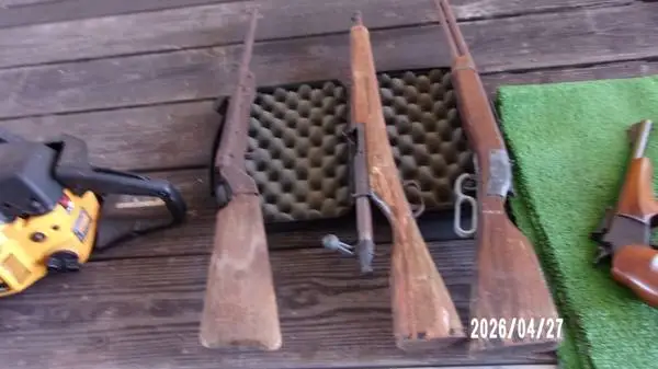 old wood toy guns