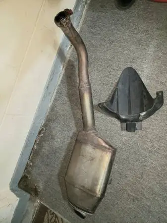 stock 2007 honda 600rr 600 rr motorcycle muffler exhaust pipe + mud mu